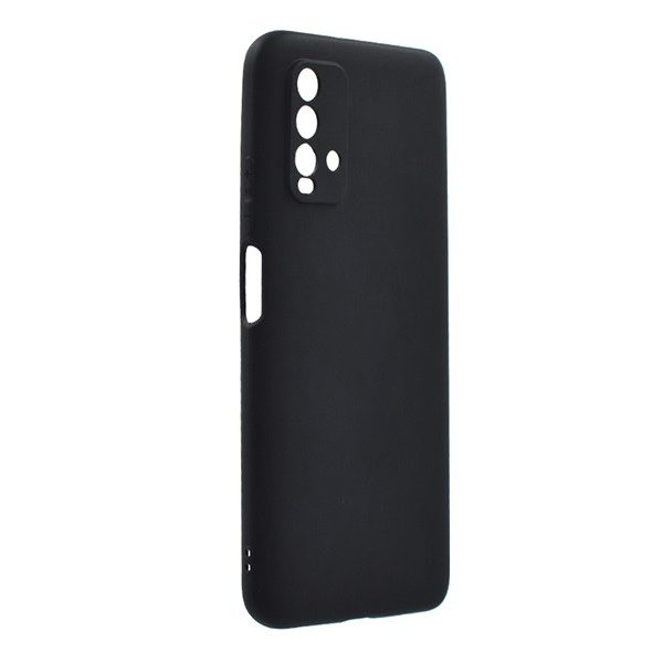 Szilikon telefonvédő (matt) FEKETE [Xiaomi Redmi 9T] (5996591045504)
