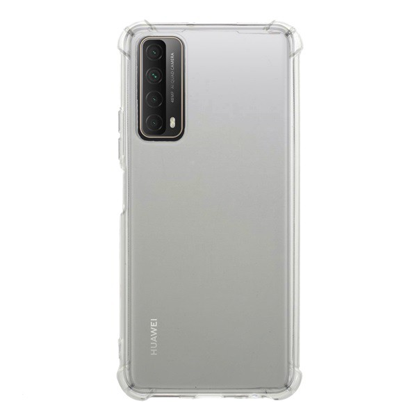 Szilikon telefonvédő (közepesen ütésálló, légpárnás sarok) ÁTLÁTSZÓ [Huawei P Smart (2021)] (5996591024080)