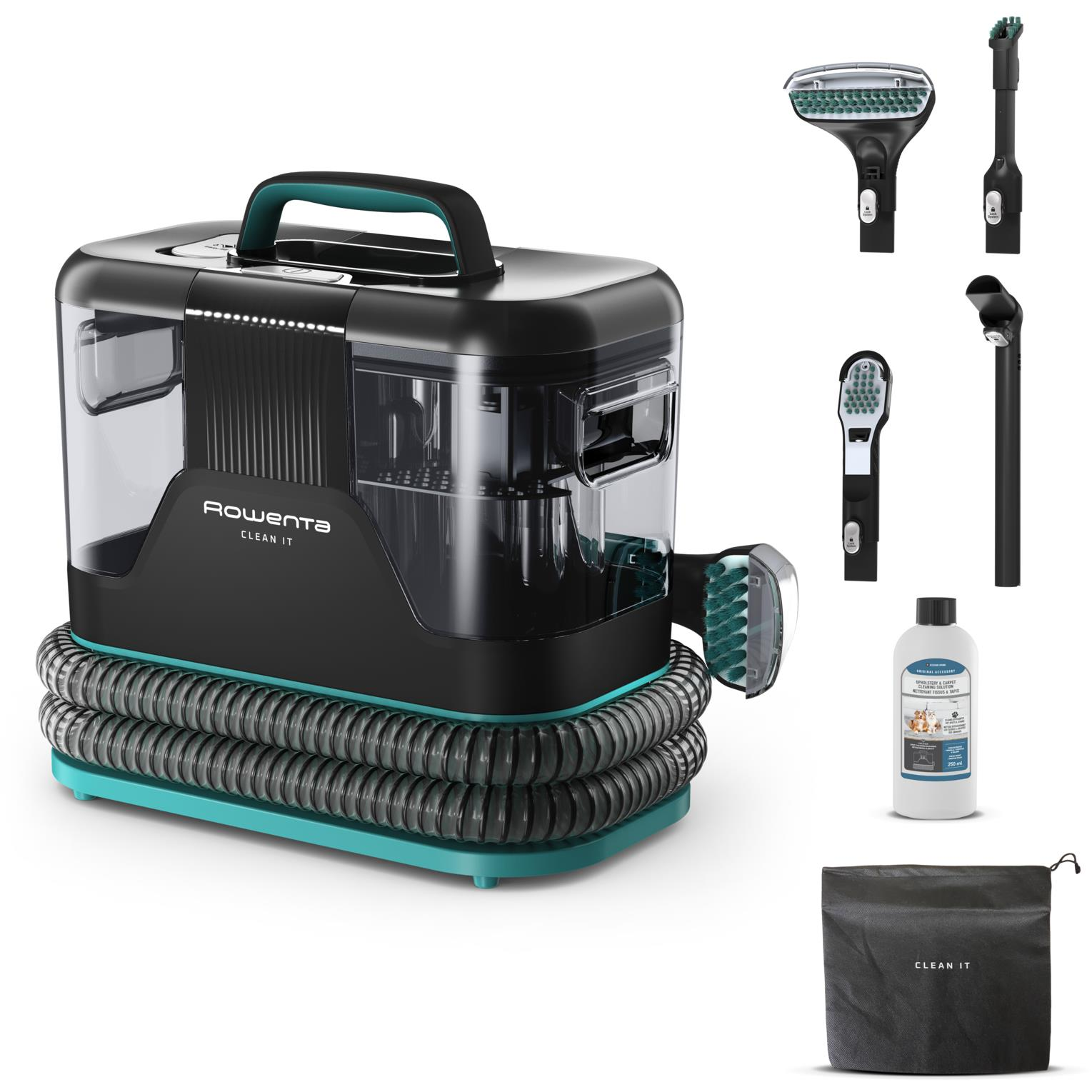Rowenta Clean It IN5020F0 vysávač 1,5 L Mokrý 750 W Bezvreckové (IN5020F0)