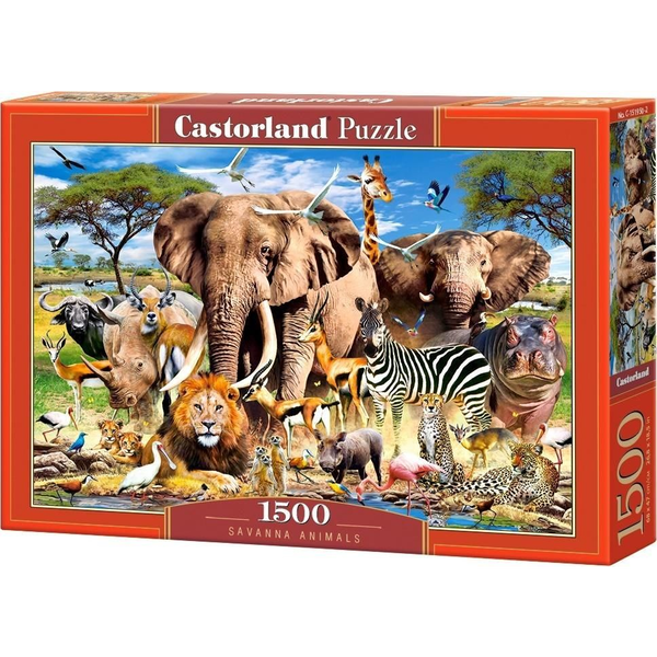 Castorland C-151950-2 puzzle 1500 pz Animali