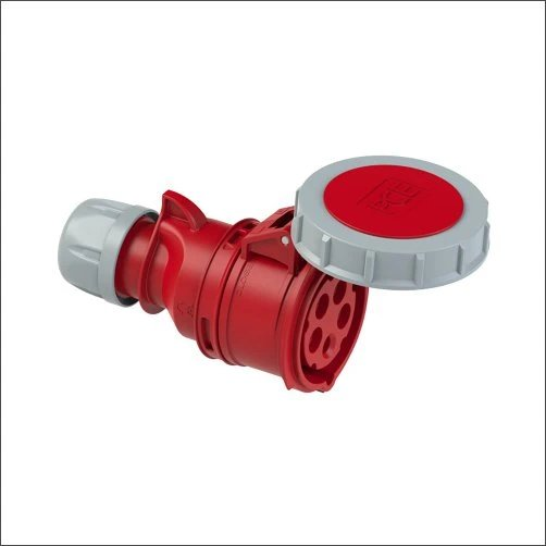PCE Gniazdo przenośne 32A 5P 400V czerwone IP67 SHARK 2252-6v