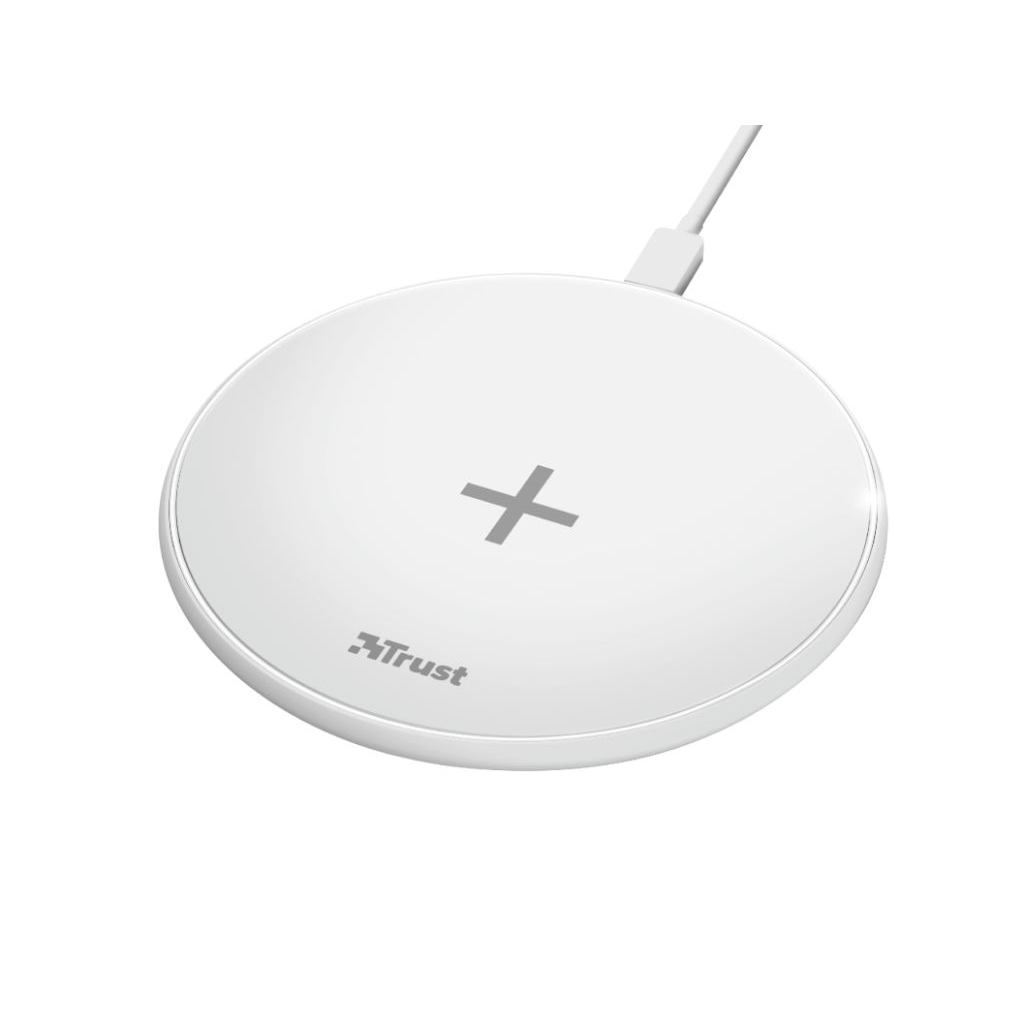 Trust Qylo vezeték nélküli gyorstöltő 7.5/10W fehér (23867) (t23867)