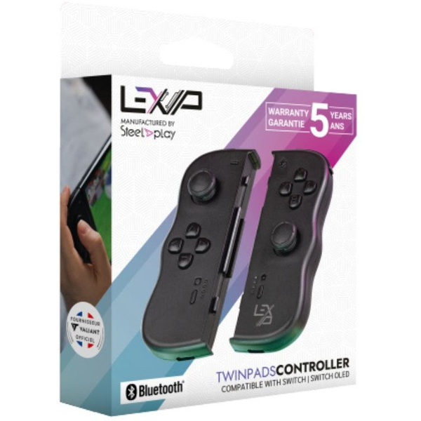 Lexip JVASWI00106 herný ovládač Čierna Bluetooth Gamepad Analógový/digitálny Nintendo Switch, Nintendo Switch OLED