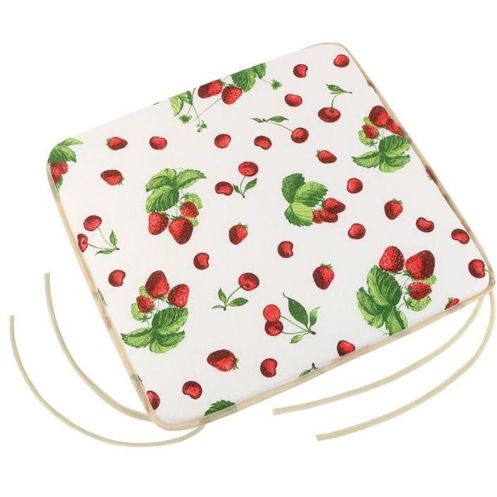 Bellatex EMA plain - 40 × 40 cm, plain - strawberries and cherries (4644)