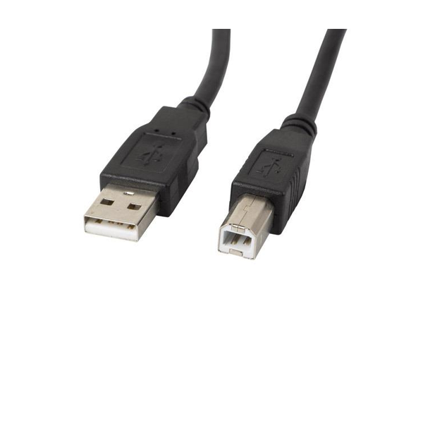 Kabel Lanberg USB-A - USB-B 1 m černý