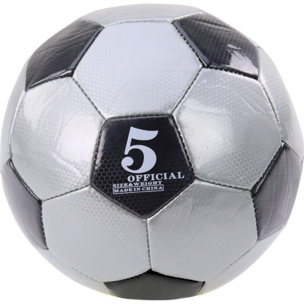 Piłka Klasyczna 24 cm Do Piłki Nożnej Rozmiar 5 Siwa