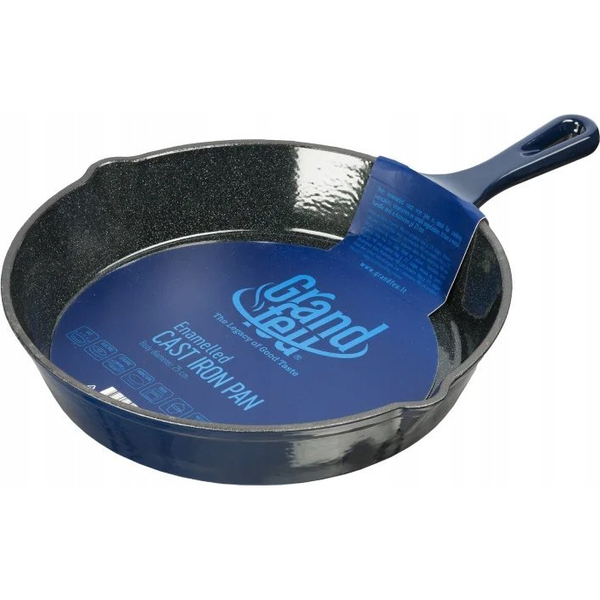 GRAND FEU cast iron frying pan, blue, suitable for all types of stoves, ø 25 cm