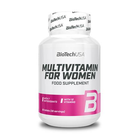 BIOTECH USA Multivitamin tabletta nőknek 60 db