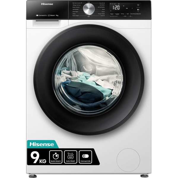 Hisense WF3S9043BW3 lavatrice Caricamento frontale 9 kg 1400 Giri/min Bianco