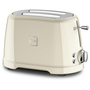 Тостер Novis, Тостер T2, капацитет 2 филийки, система за допълнително повдигане, мощност 900 W, автоматично центриране, 7 степени на нагряване, елегантен дизайн, крем