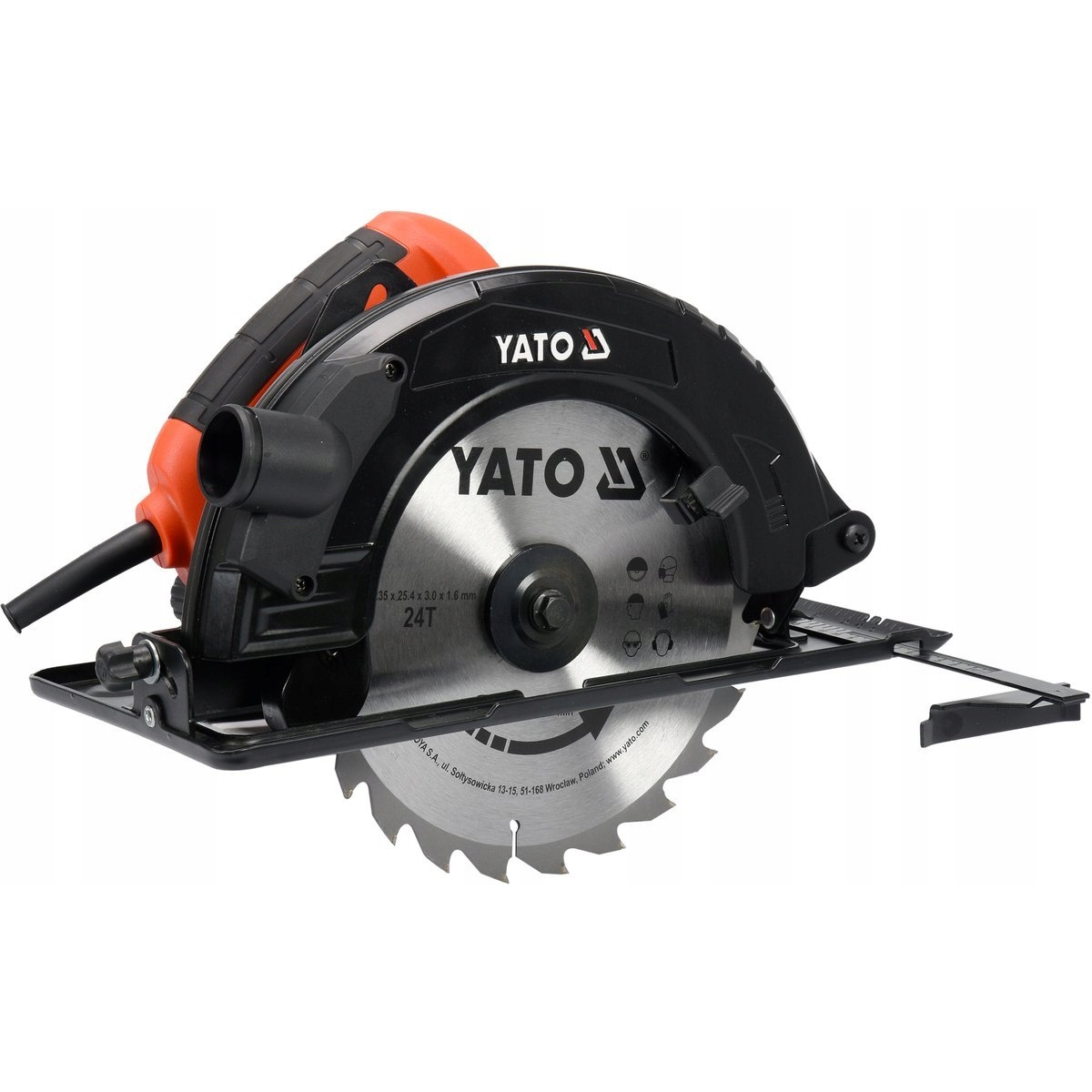 Yato YT-82154 Elektromos Kézi körfűrész Ø235mm 2800W (YT-82154)