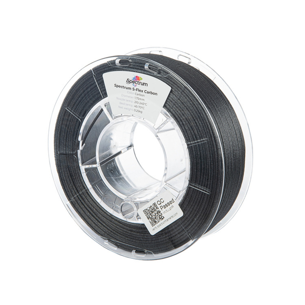 Static Control Filaments TPU+20CF S-Flex melns 0 25kg Spektrs TPU+20CF-025-SPEC (5905991400691)