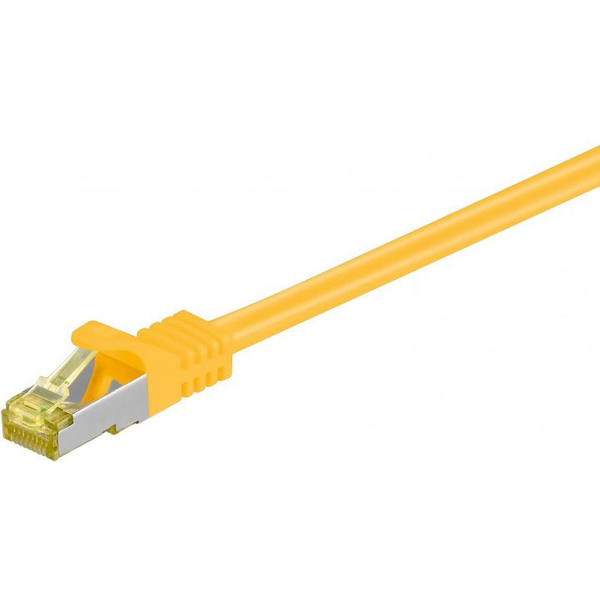 Goobay Patchcord S/FTP, Cat7, PIMF, 1m, żółty (91584)
