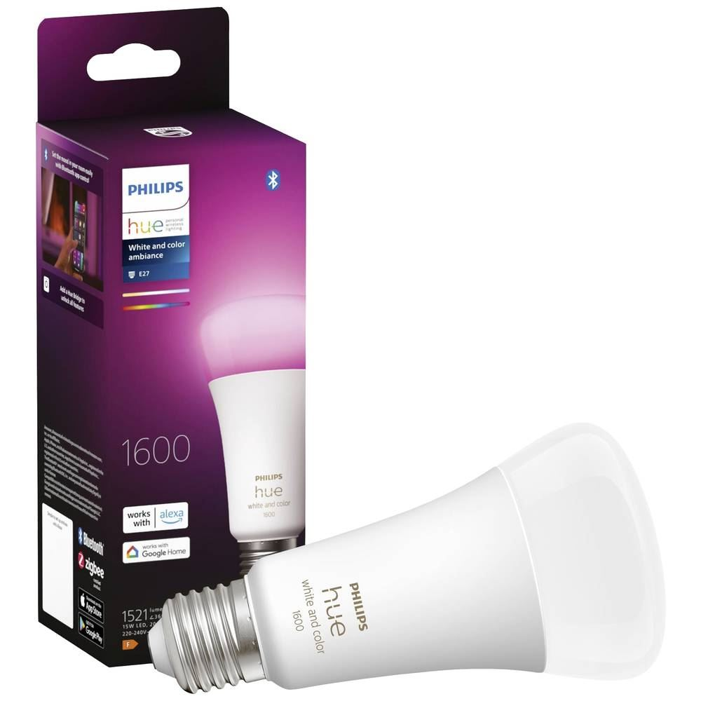 Philips Lighting Hue LED fényforrás White & Color Ambiance E27 100W Melegfehértől a hidegfehérig (871951428815700) (871951428815700)