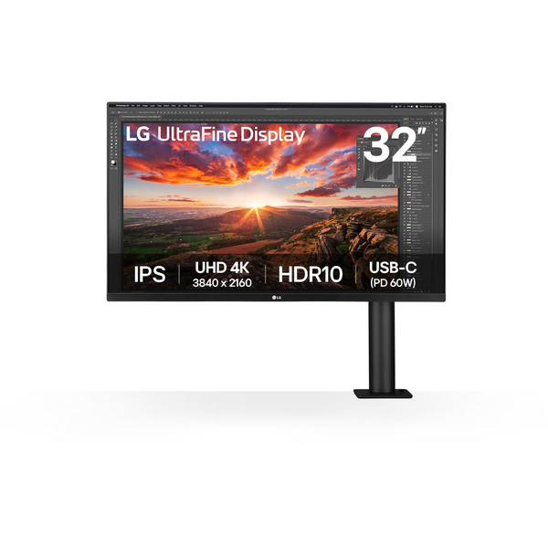 LG 32UN880K-B 31,5" 4K UHD IPS Monitor Ergo