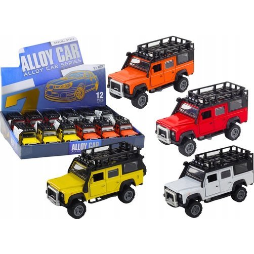  LeanToys Autko Terenowe 1:32 Światła Dźwięki Napęd Otwierane Drzwi Metalowy
