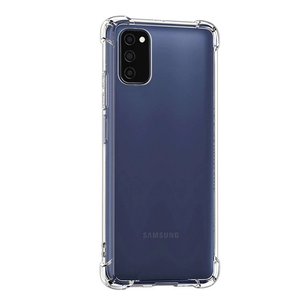 Szilikon telefonvédő (közepesen ütésálló, légpárnás sarok) ÁTLÁTSZÓ [Samsung Galaxy A03s (SM-A037F)] (5996591139494)