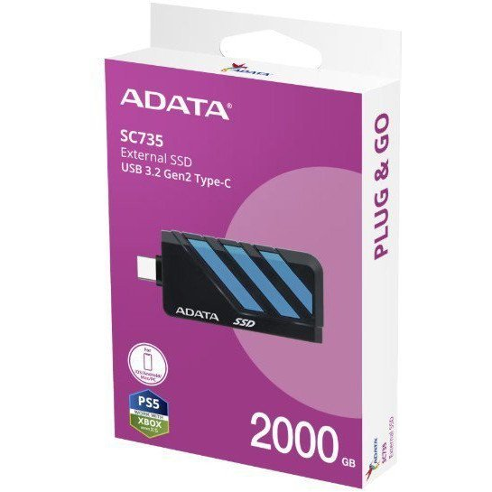 Külső SSD meghajtó Adata SC735 2TB