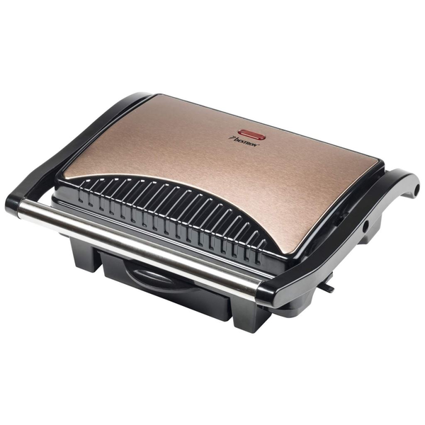 Уред за сандвичи BESTRON ASW113CO Panini, 1000W, мед