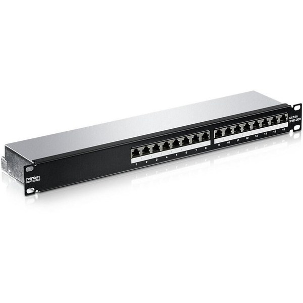 TRENDnet Patchpanel 16-Port Cat6A ungeschirmt (10" wide)