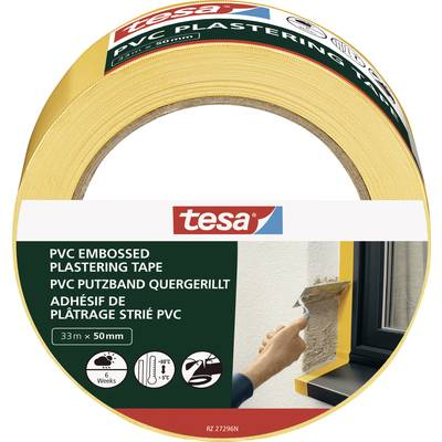 Tesa PVC Putzband (55486-00000-00) Pucolószalag Sárga (H x Sz) 33 m x 50 mm 1 db (55486-00000-00)