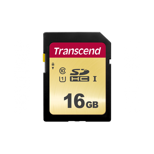 TRANSCEND 500S 16 GB SD SDHC 95 MB UHS-I U1 CLS 10