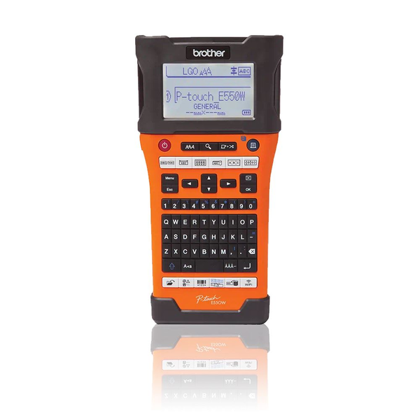 Принтер за етикети Brother PT-E550WVP, Wi-Fi и USB връзка, Автоматичен нож, Максимална ширина 24 мм