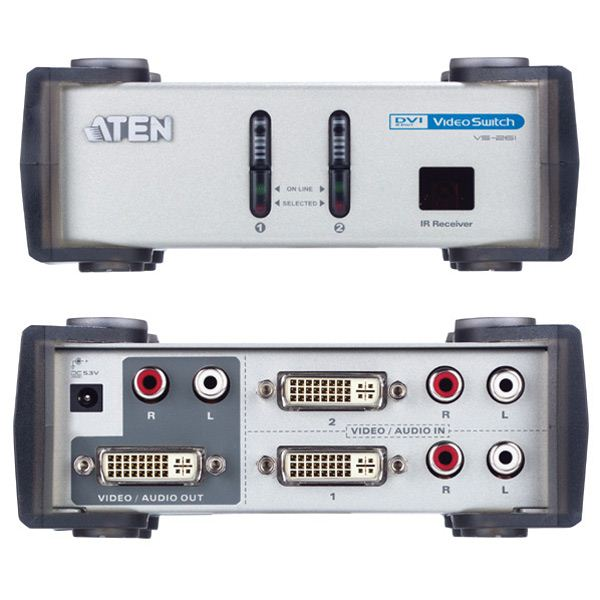 ATEN DVI Video Switch 2 portos (VS261) (VS261)