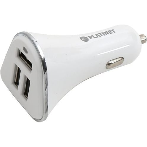 Platinet PLCR3W mobiltelefon töltő Univerzális Fehér Szivargyújtó Automatikus (PLCR3W)