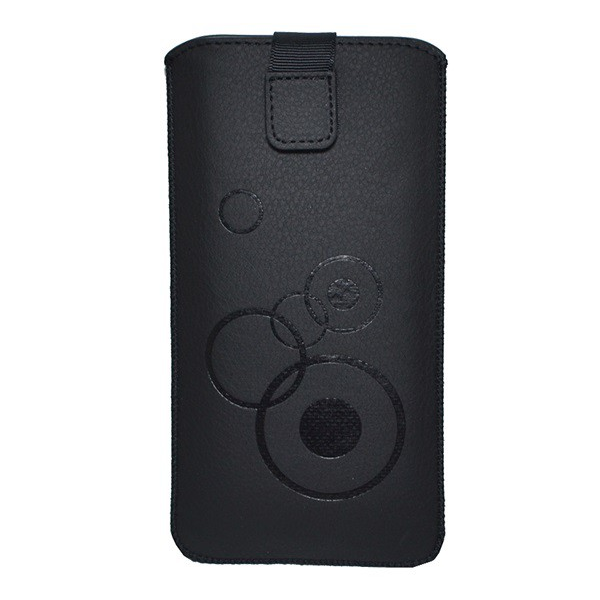 DEKOCASE tok álló (kör minta, kihúzható tépőzár, övre fűzhető, univerzális, 6.3