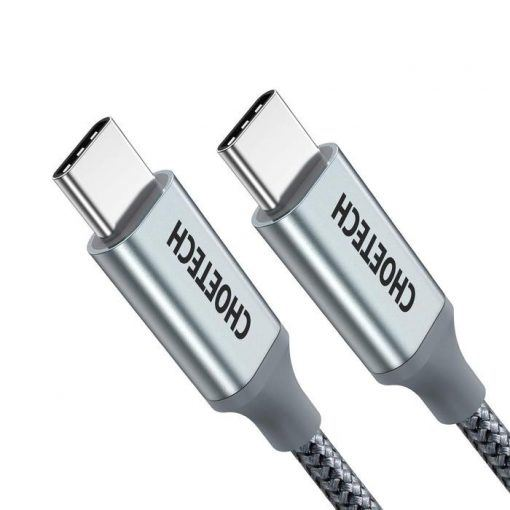 Choetech XCC-1002-GY USB-C - USB-C adat- és töltőkábel 1.8m (XCC-1002-GY)