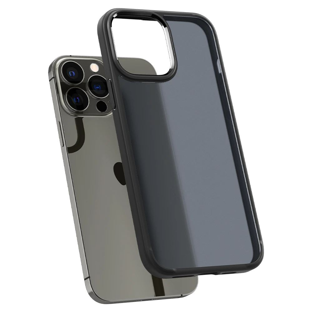 Spigen Ultra Hybrid Matte Apple iPhone 13 Pro Max tok Frost Black (ACS03619) (ACS03619)