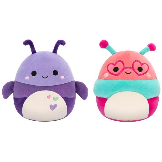 Squishmallows 1+1 Axel, a bogár + Peach, a hernyó (191726842651)