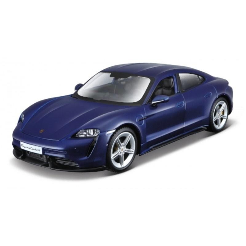 Bburago Porsche Taycan Turbo S autó fém modell (1:24) (18-21098BL)