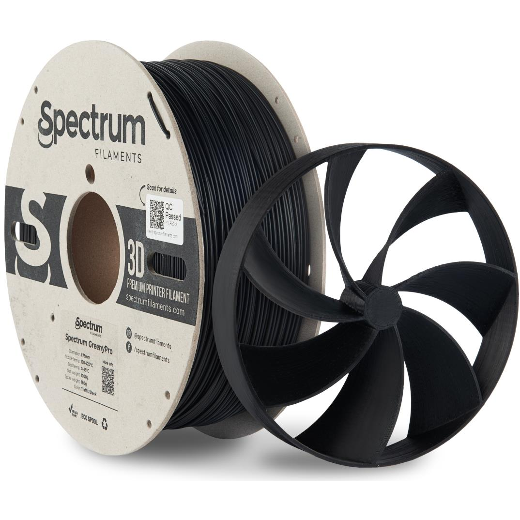 Spectrum GreenyPro 1,75 mm, Traffic Black, 0,25 kg (80994)