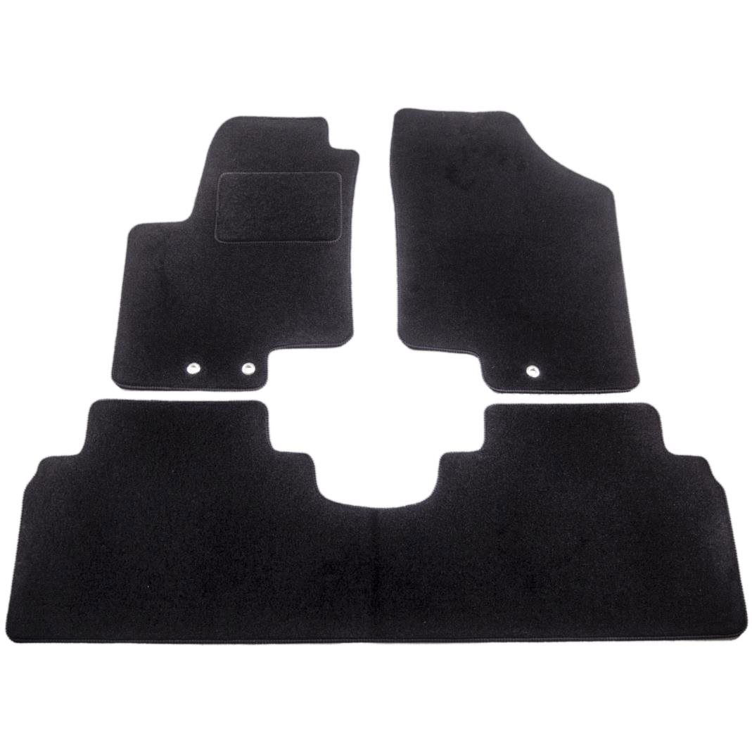 ACI textile carpets for HYUNDAI ix20, 10- black (set of 3) (8239X62)