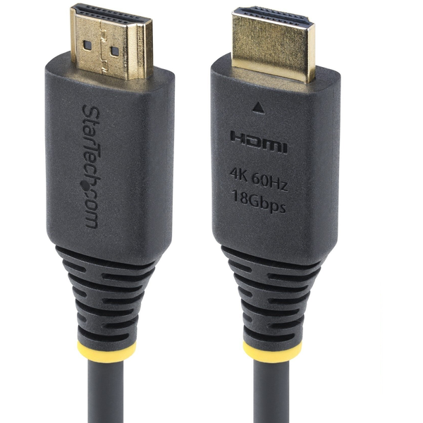 StarTech.com HDMI2-CABLE-4K60-8F HDMI-kabel 2,4 m HDMI Type A (Standard) Sort