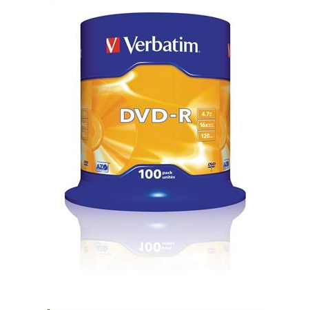 Verbatim DVD-R Matt Silver 4,7 GB 100 stk