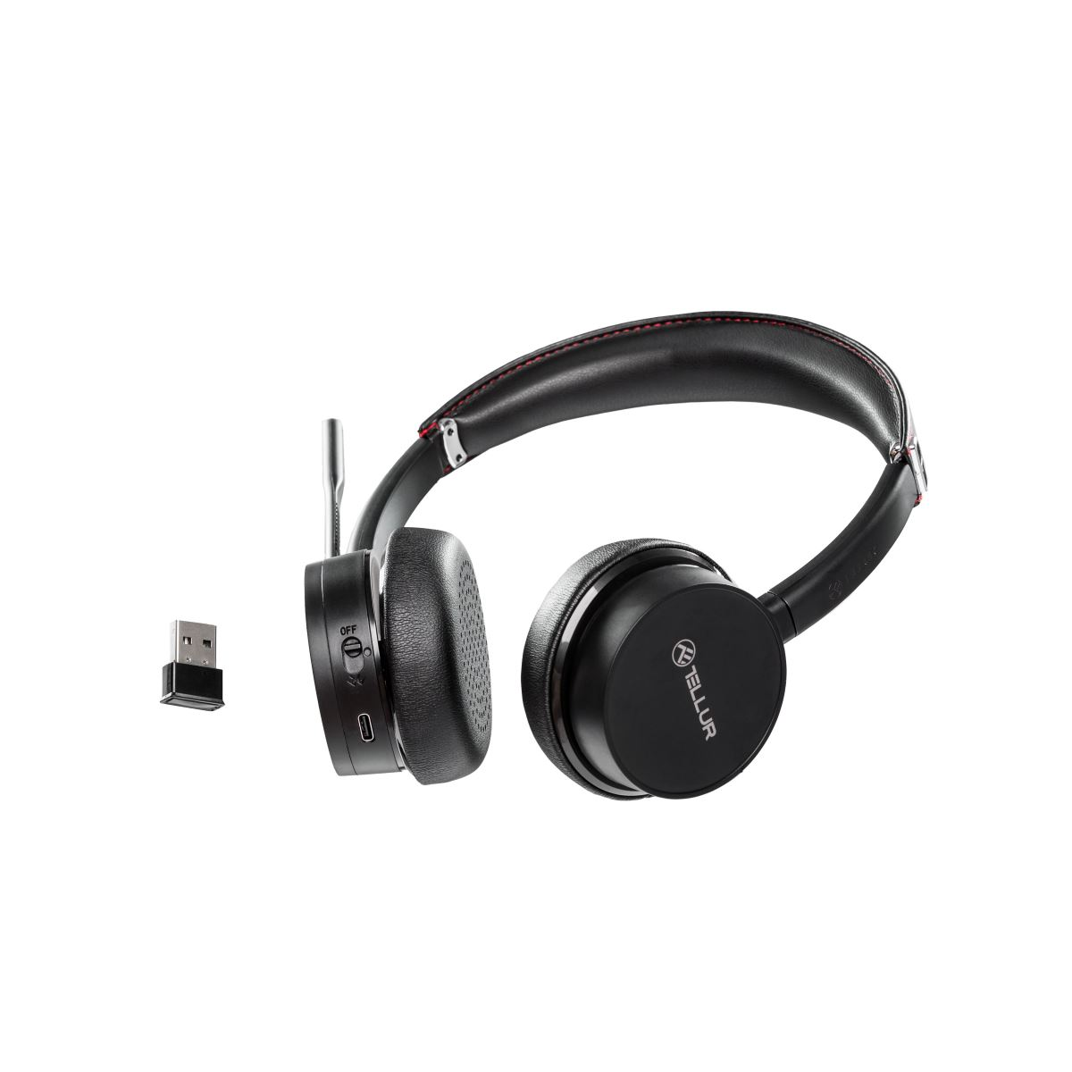 Tellur Voice Pro Wireless Headset - Fekete (TLL411007)