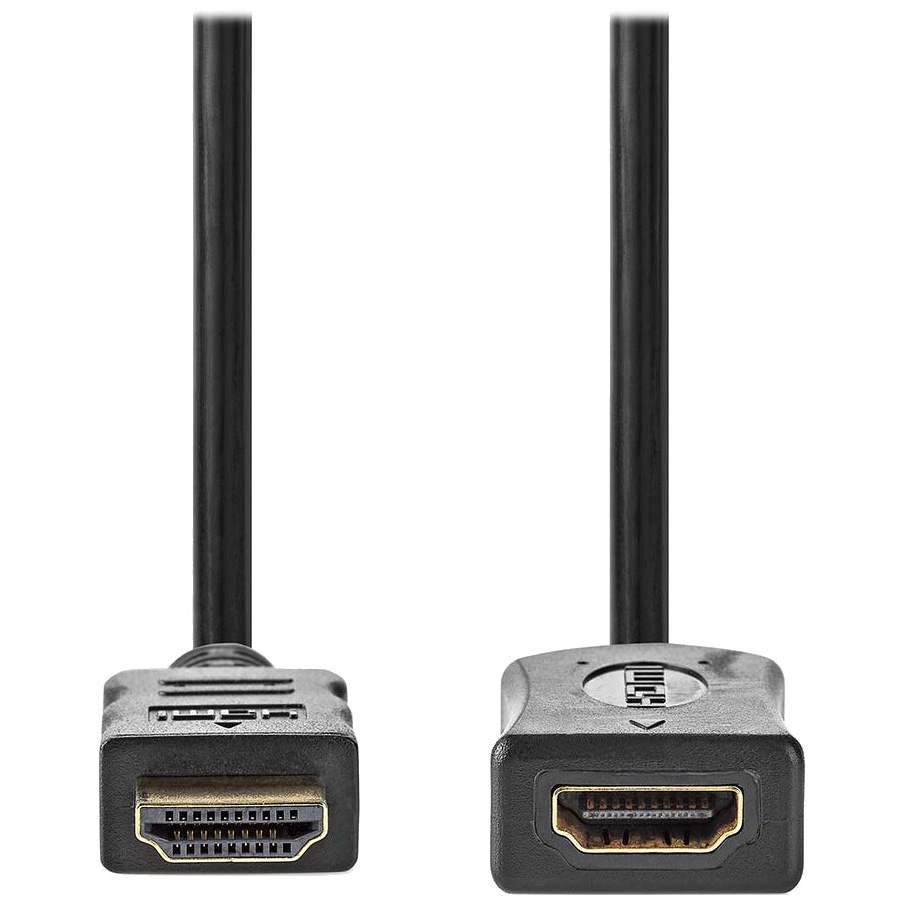 Nedis CVGL34096BK10 HDMI 1.4 - HDMI 1.4 Hosszabbító kábel 1m - Fekete (CVGL34096BK10)