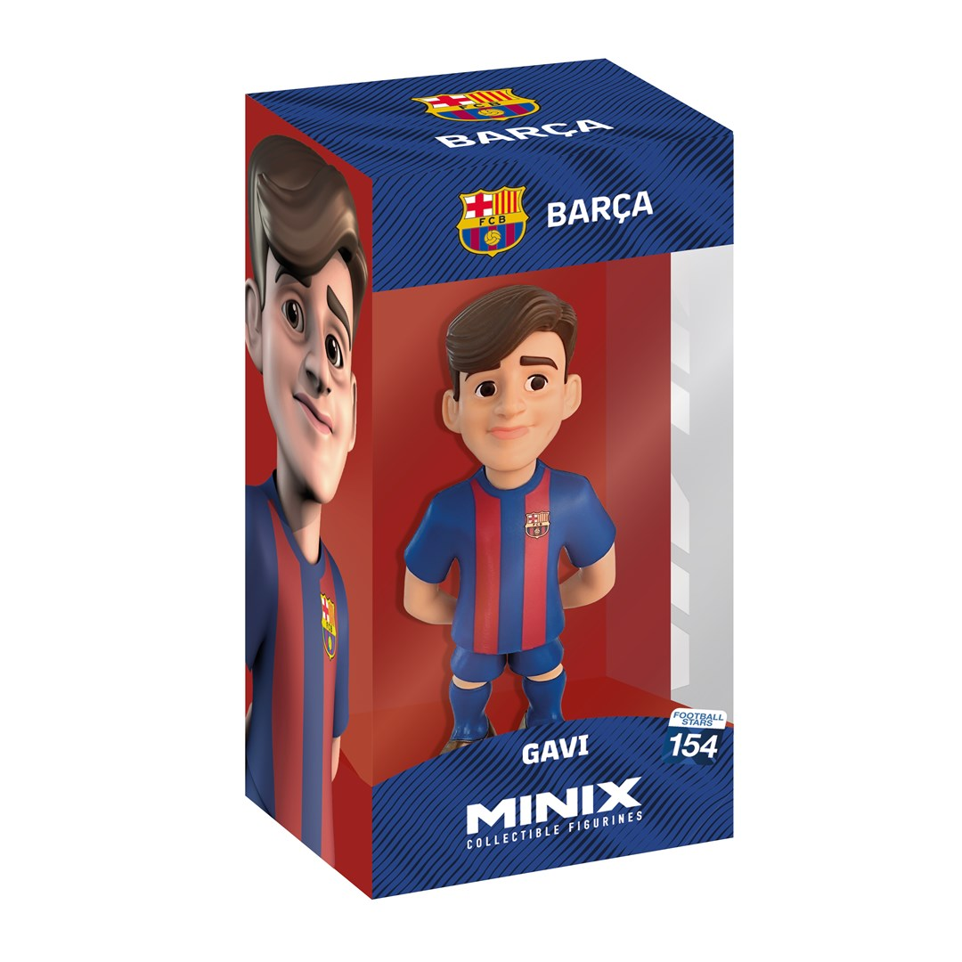 Minix 154 Football Stars - FC Barcelona Gavi gyűjthető Focista figura 12cm (13142)