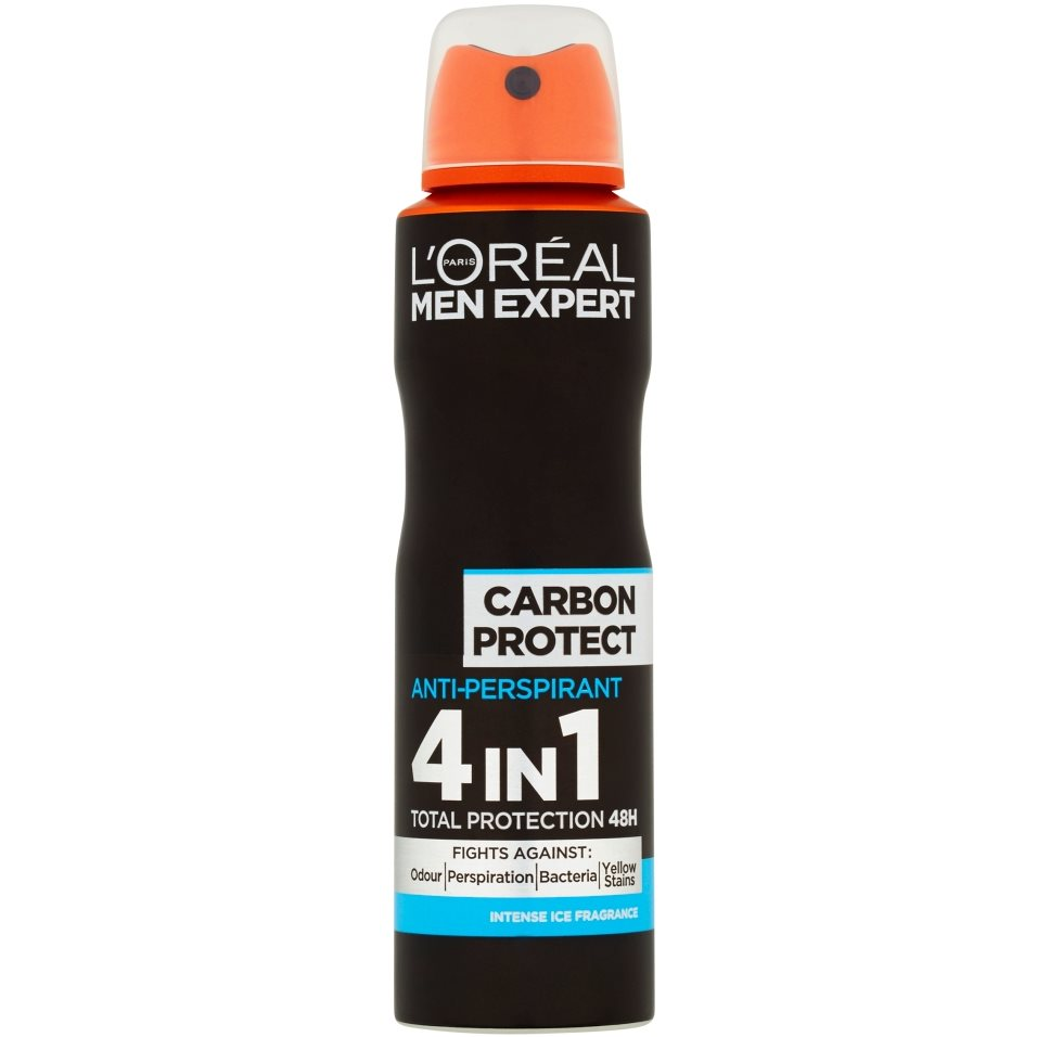ĽORÉAL PARIS Men Expert Carbon Protect 4in1 Antiperspirant 150 ml (3600522107385)
