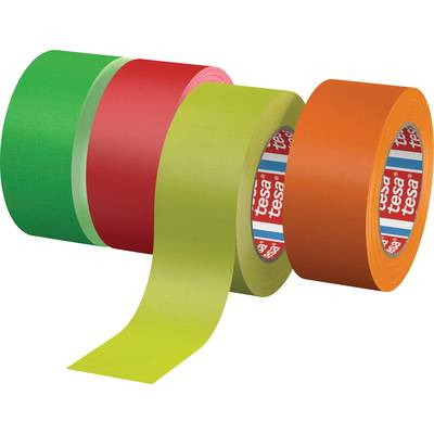 Tesa (04671-00054-10) Szövet ragasztószalag band® 4671 Neonsárga (H x Sz) 25 m x 25 mm 1 db (04671-00054-10)