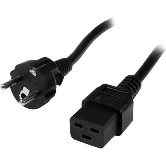 StarTech.com PXTEUC192M electriciteitssnoer CEE7/7 C19 stekker