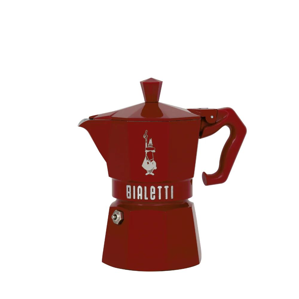 Bialetti Moka Exclusive 3 személyes kávéfőző piros (9055) (bialetti9055)