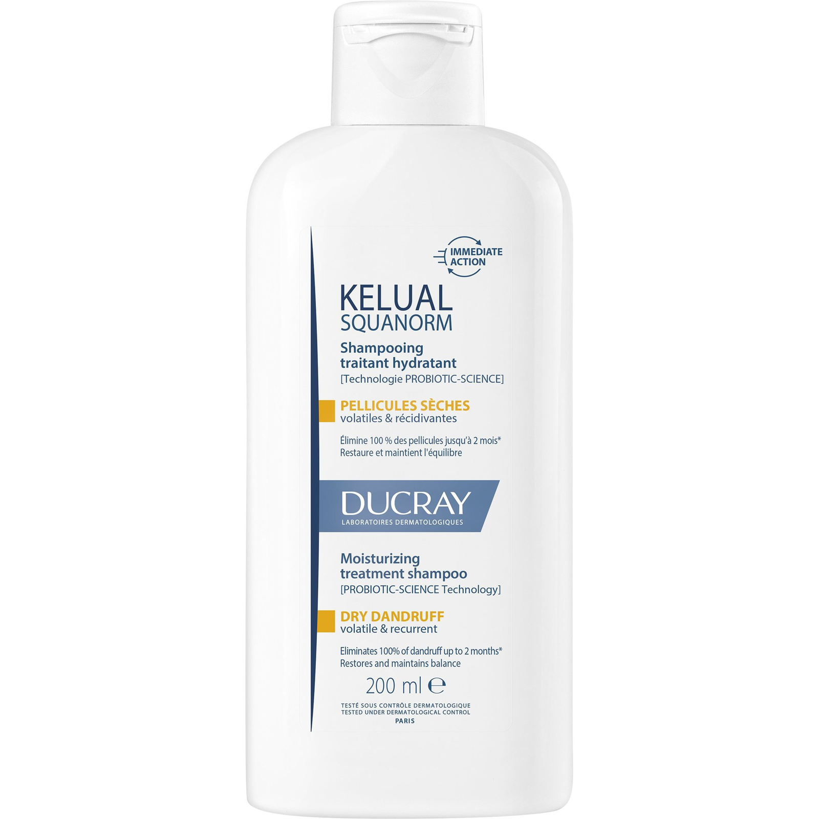 DUCRAY Kelual Squanorm száraz korpára, 200 ml (3282770396508)