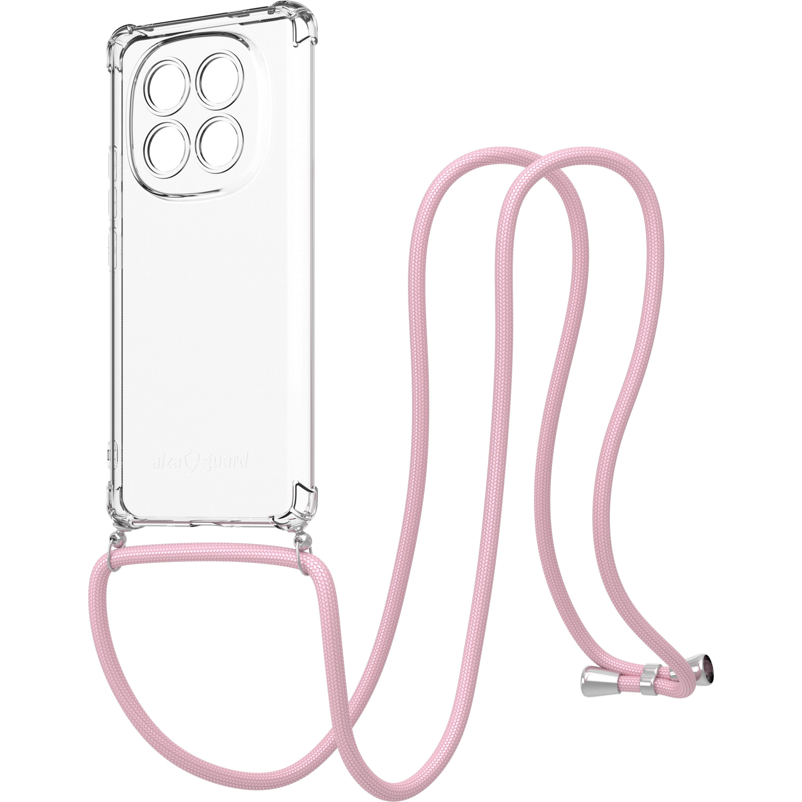 AlzaGuard Luxe Lanyard Case Xiaomi Redmi Note 14 Pro+ rózsaszín tok (AGD-PCL021P)
