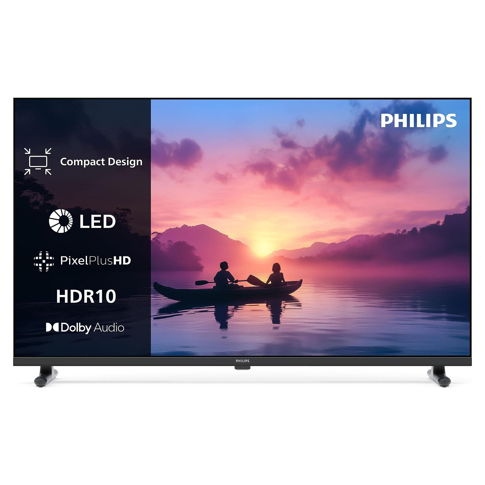 Philips 32PHS6050/12 televízor 81,3 cm (32") HD+ Smart TV Wi-Fi Čierna