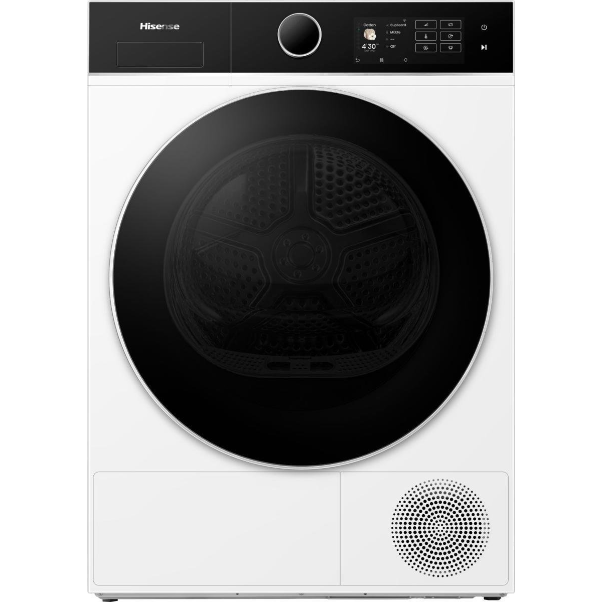 Hisense DH5I104BWAB sušička na bielizeň Voľne stojaci Predné plnenie 10 kg Biela