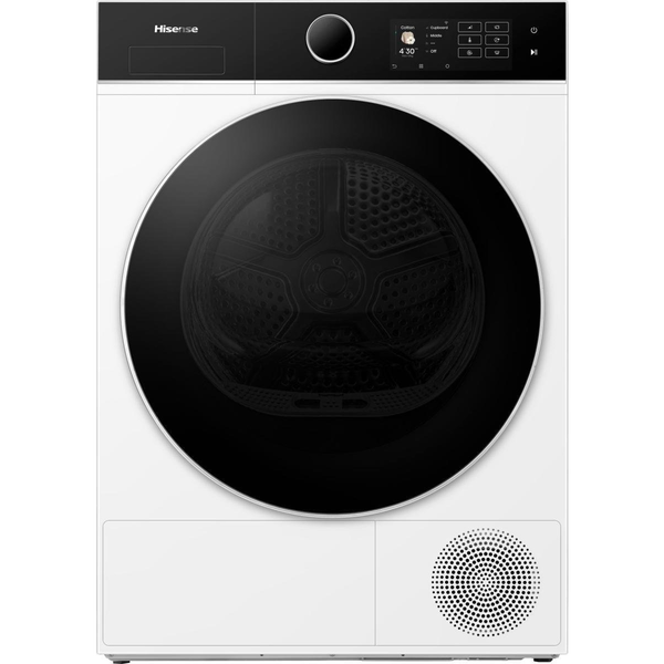 Hisense DH5I104BWAB asciugatrice Libera installazione Caricamento frontale 10 kg Bianco